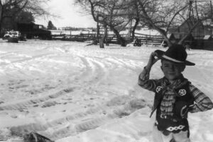 Don Heckman, Jr. and Horse Pal, 1946